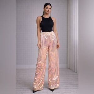 Glitz Beaute “Champagne Liquid Luxe Pants” ✨